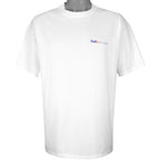 Vintage (Hanes) - White FedEx T-Shirt 1990s X-Large Vintage Retro