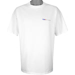 Vintage (Hanes) - White FedEx T-Shirt 1990s X-Large Vintage Retro