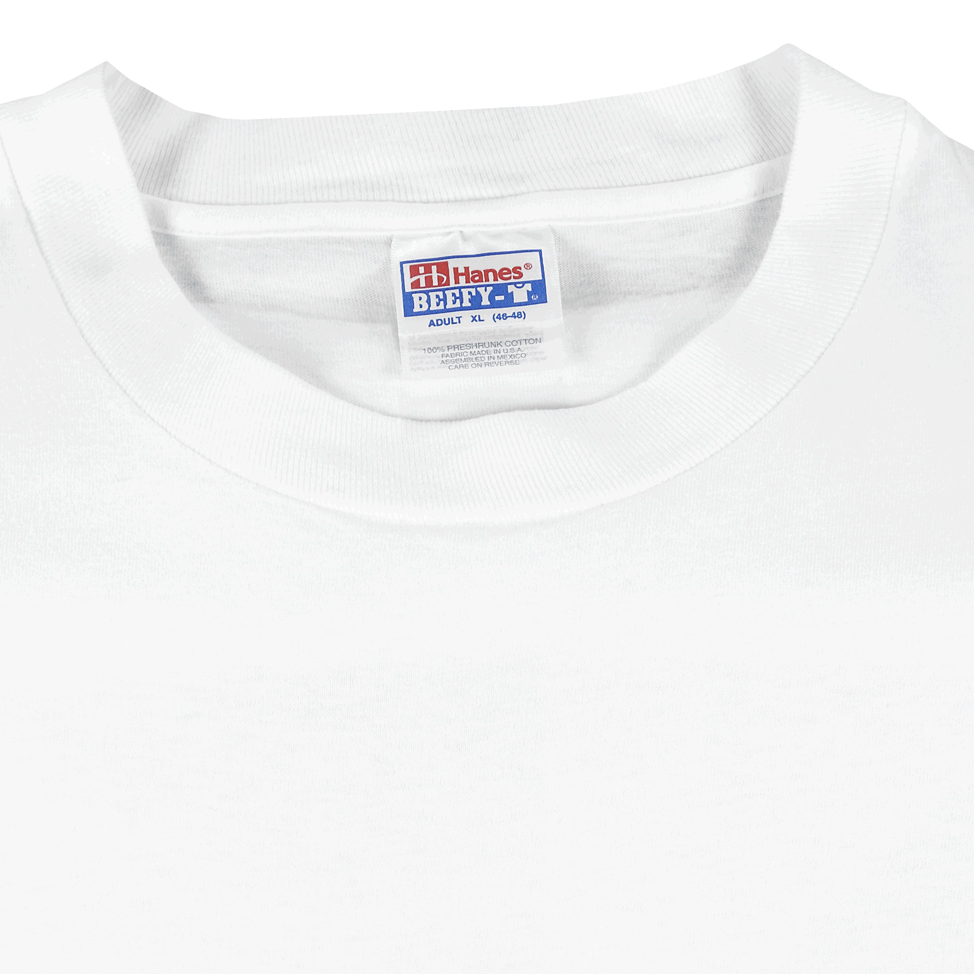 Vintage (Hanes) - White FedEx T-Shirt 1990s X-Large Vintage Retro