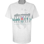 Vintage - Grey Centennial Olympic Games, Atlanta T-Shirt 1996 Large Vintage Retro