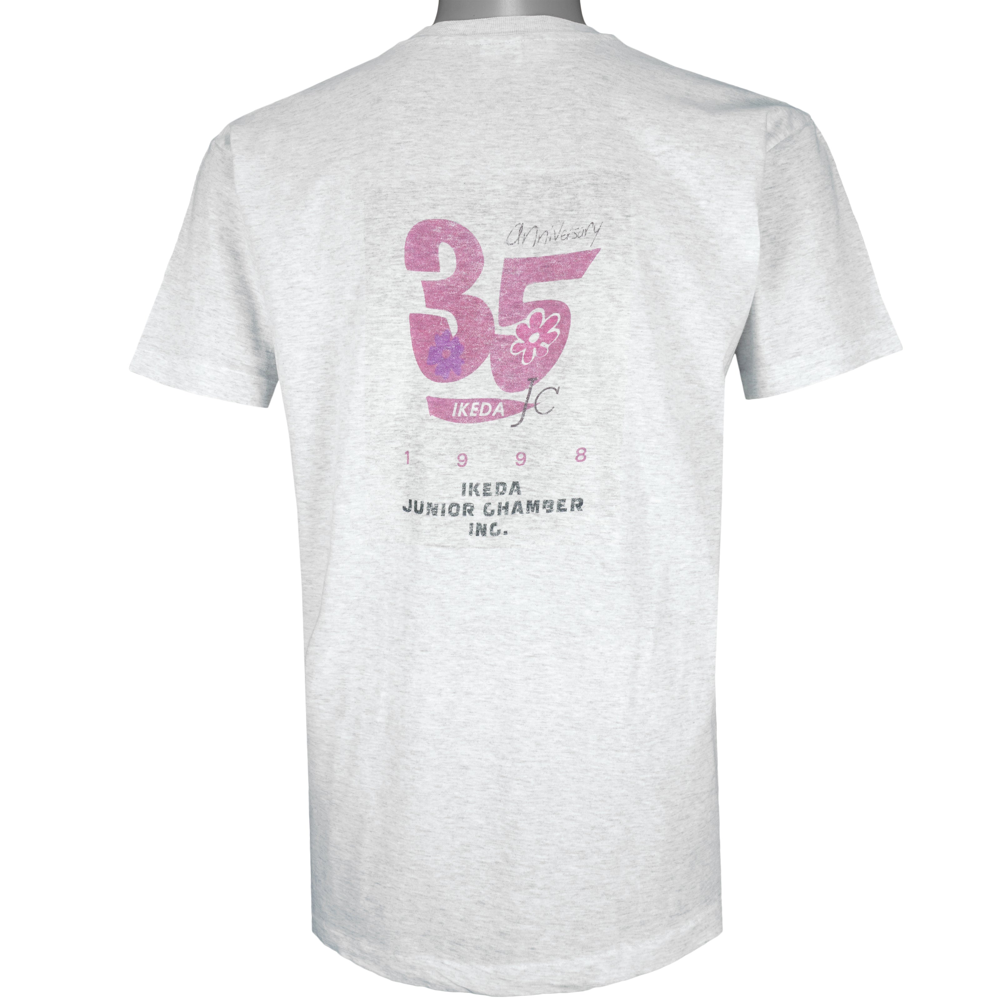Vintage - 35th Anniversary Ikeda Junior Chamber T-Shirt 1998 Large Vintage Retro