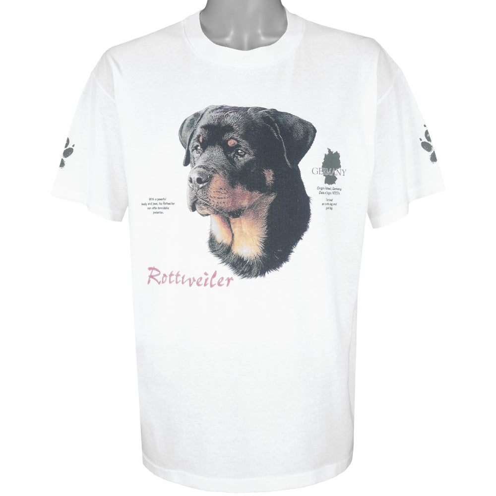 Vintage (Hanes) - Rottweiler Deadstock T-Shirt 1990s Large Vintage Retro