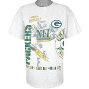 NFL (Salem) - Green Bay Packers, Aerial Assault T-Shirt 1991 X-Large Vintage Retro Football