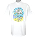 Adidas - Trouble Guy or Girl T-Shirt 1990s Large Vintage Retro