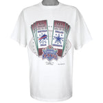 NFL (Salem) - Cowboys VS Bills Tickets Super Bowl XXVII T-Shirt 1992 X-Large