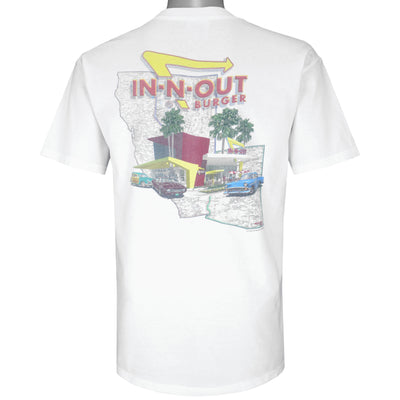 Vintage (Hanes) - In-N-Out Burger Las Vegas Map T-Shirt 2000 Medium