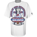 Starter - Colorado Avalanche, Stanley Cup Champions T-Shirt 1996 X-Large Vintage Retro Hockey