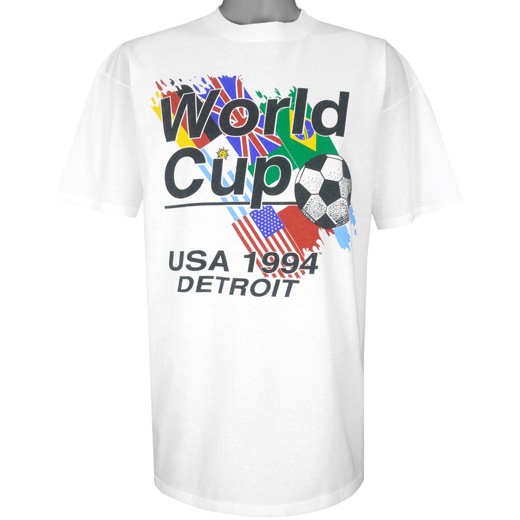 Vintage - World Cup USA 94 Spell-Out T-Shirt 1994 X-Large Vintage Retro