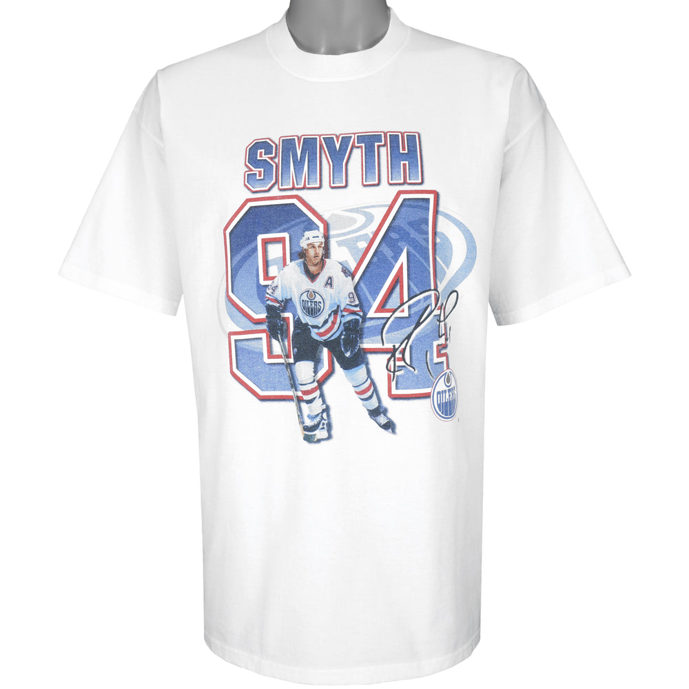 NHL - Edmonton Oilers - Smyth #94 T-Shirt 1990s X-Large Vintage Retro Hockey