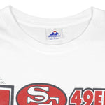 NFL - 49ers 5 Time Super Bowl Champions T-Shirt 1988 Large Vintage Retro Football
