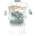 NASCAR (Delta) - Harry Gant Double Side Printing T-Shirt 1990s X-Large Vintage Retro