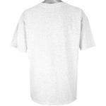 NFL (Zubaz) - New York Jets Spell-Out T-shirt 1993 X-Large Vintage Retro Football
