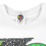 Vintage (UBI) - Beverly Hills, 90210 Big Spell-Out T-Shirt 1990 Large Vintage Retro