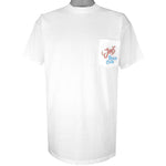 Vintage - White Joes Beach Club T-Shirt 1990s X-Large Vintage Retro