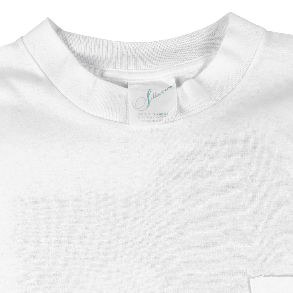 Vintage - White Joes Beach Club T-Shirt 1990s X-Large Vintage Retro