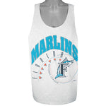 MLB (Hanes) - Florida Marlins Sleeveless T-Shirt 1993 X-Large Vintage Retro Baseball