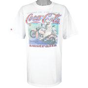 Vintage (Coke) - Coca-Cola Spell-Out T-Shirt 1990s Medium Vintage Retro