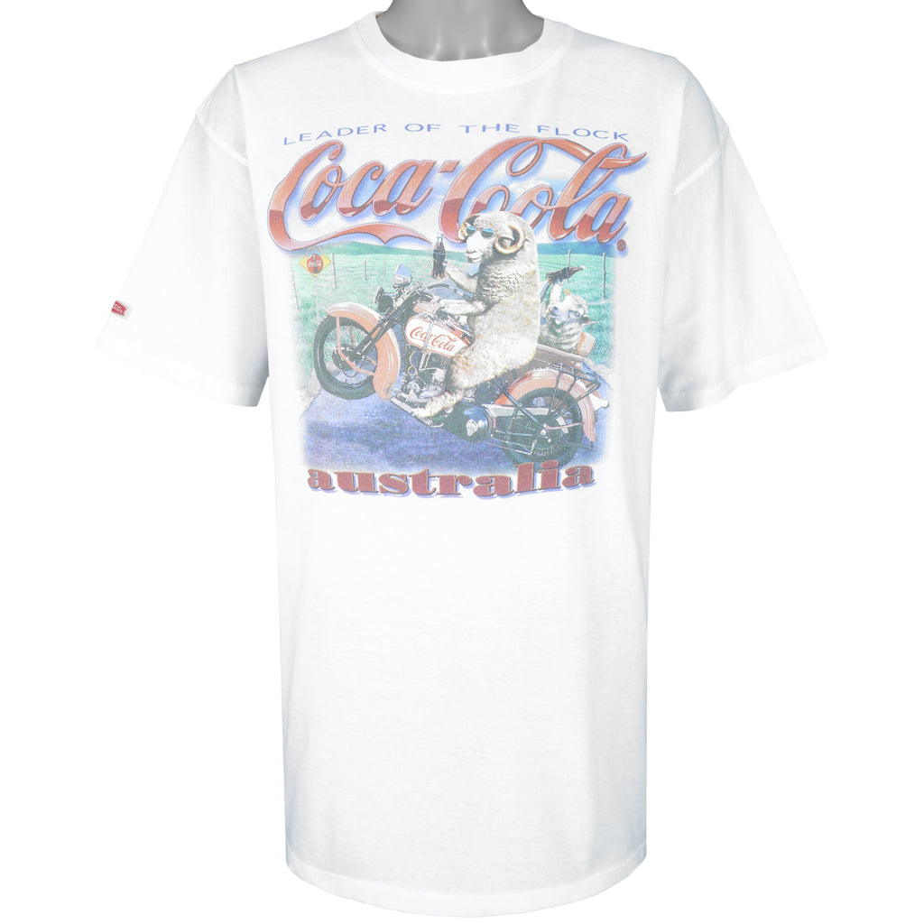 Vintage (Coke) - Coca-Cola Spell-Out T-Shirt 1990s Medium Vintage Retro