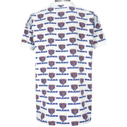 NFL - Chicago Bears 1/4 Button Monogram Polo T-Shirt 1990s X-Large Vintage Retro Football