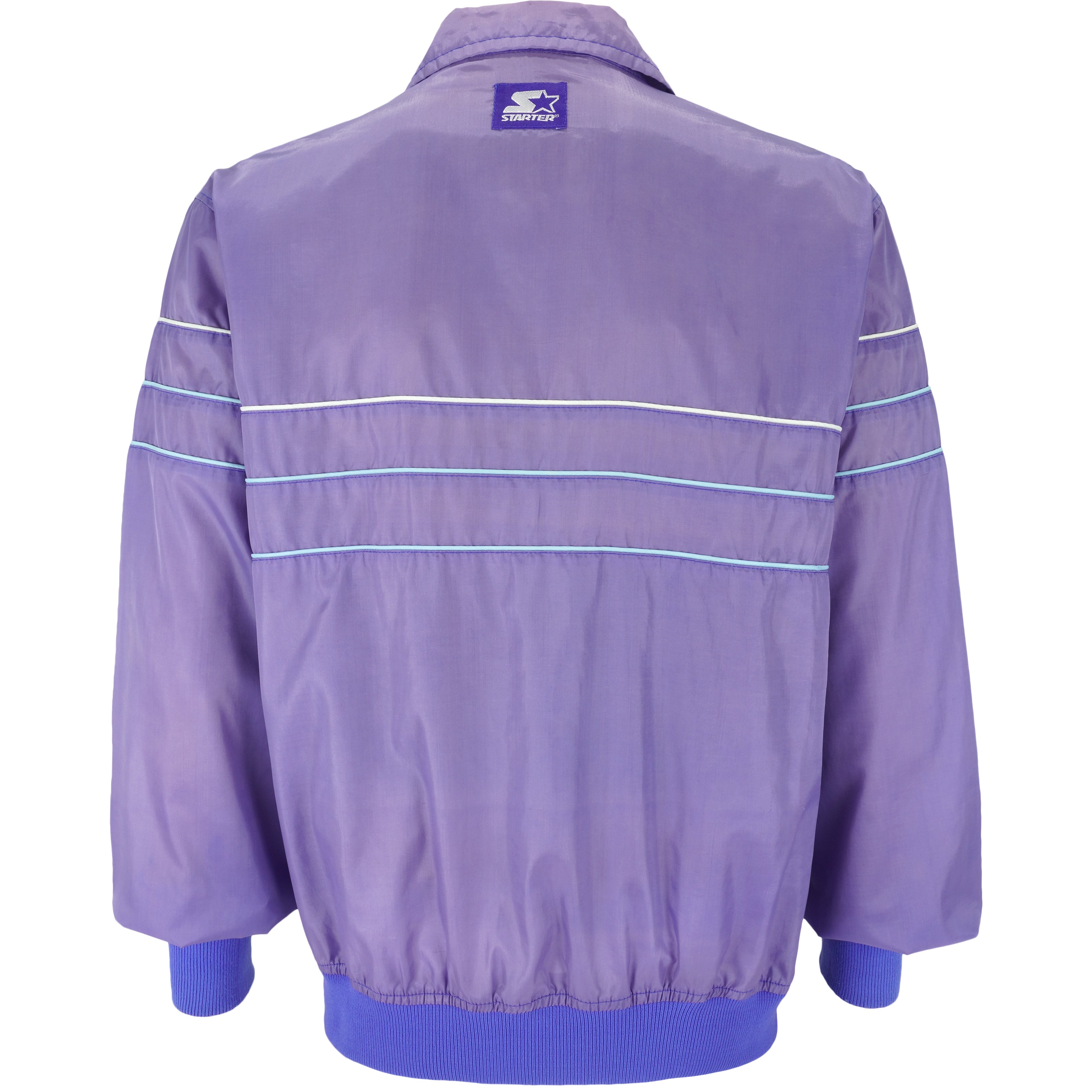 Starter - Toronto Blue Jays Zip Up Windbreaker 1990s Medium Vintage Retro Baseball