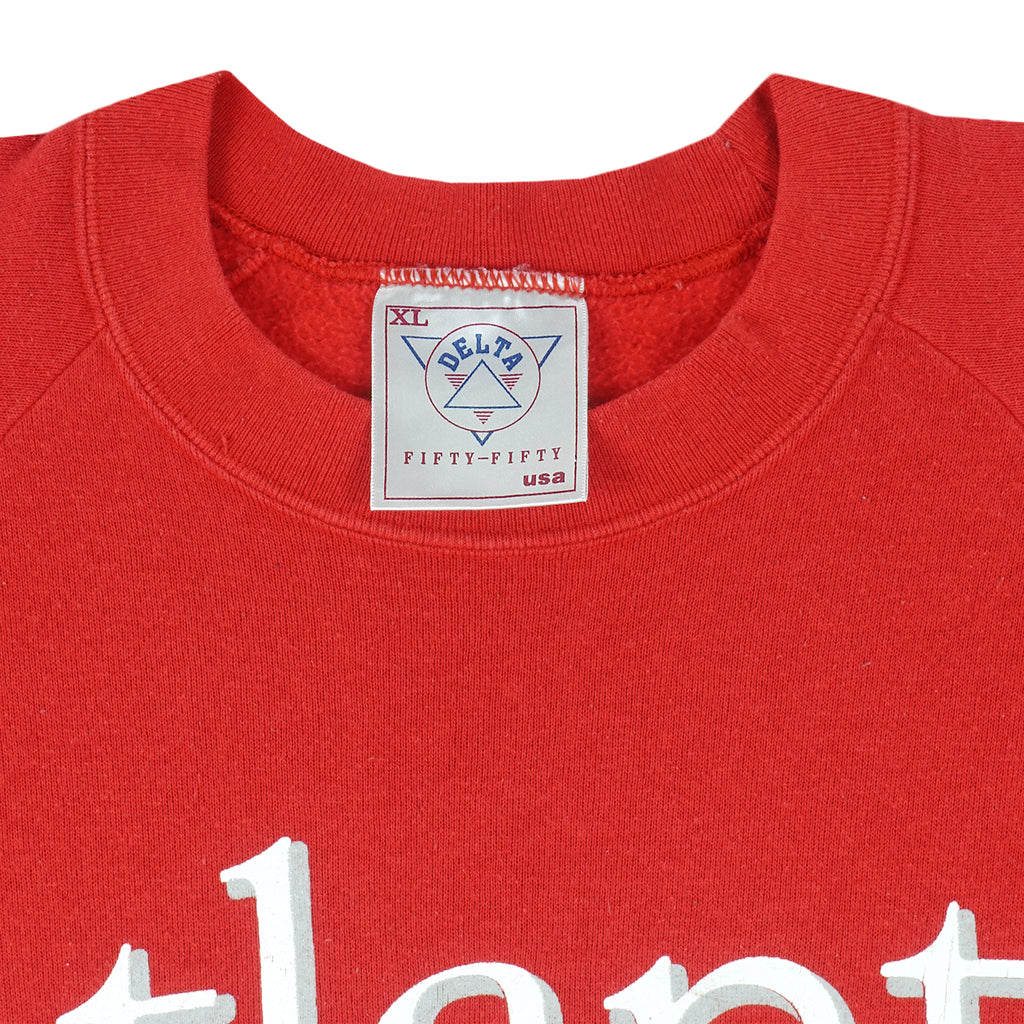 Vintage - Red Atlanta Olympic Crew Neck Sweatshirt 1996 X-Large Vintage Retro