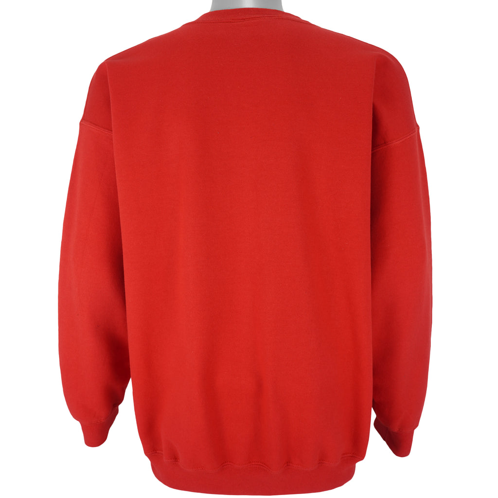 Vintage - Red National Geographic Sweatshirt 1990s X-Large Vintage Retro