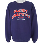 Vintage - Planet Hollywood, Orlando Crew Neck Sweatshirt 1990s Large