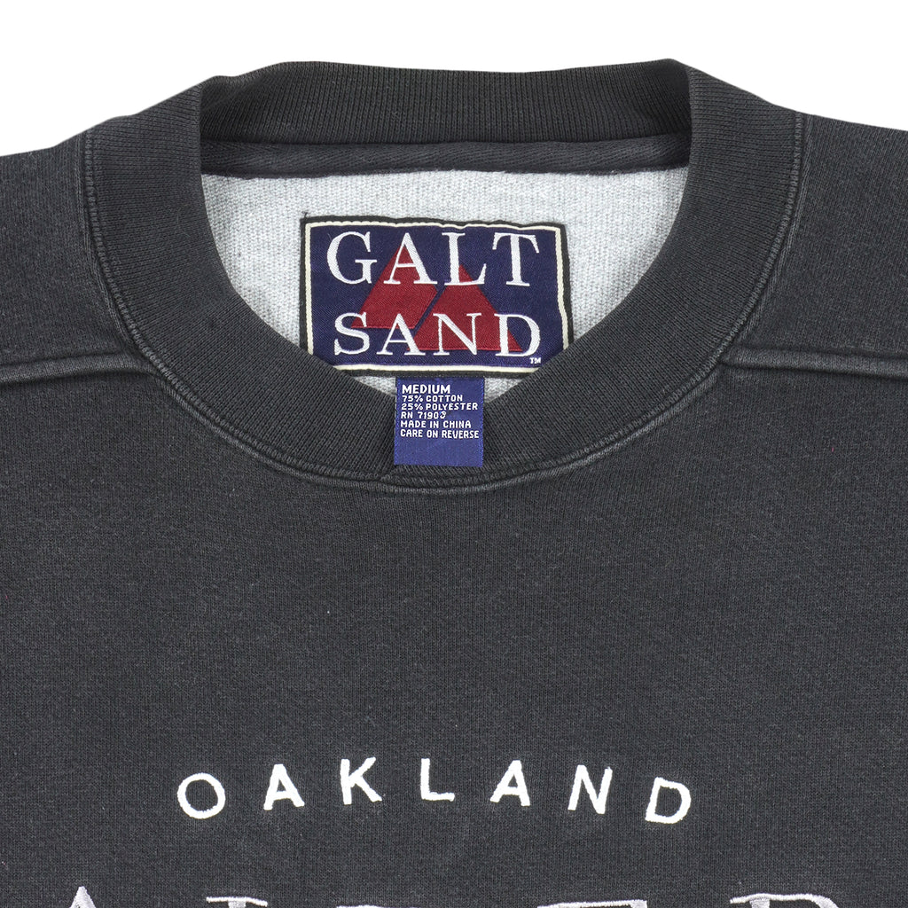 NFL - Oakland Raiders Embroidered Sweatshirt 1990s Medium Vintage Retro Football