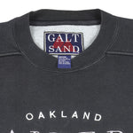 NFL - Oakland Raiders Embroidered Sweatshirt 1990s Medium Vintage Retro Football