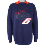 NASCAR - Mark Martin No. 6 Embroidered Sweatshirt 1990s XX-Large