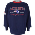 NFL - New England Patriots Embroidered Sweatshirt 1990s X-Large Vintage Retro Football