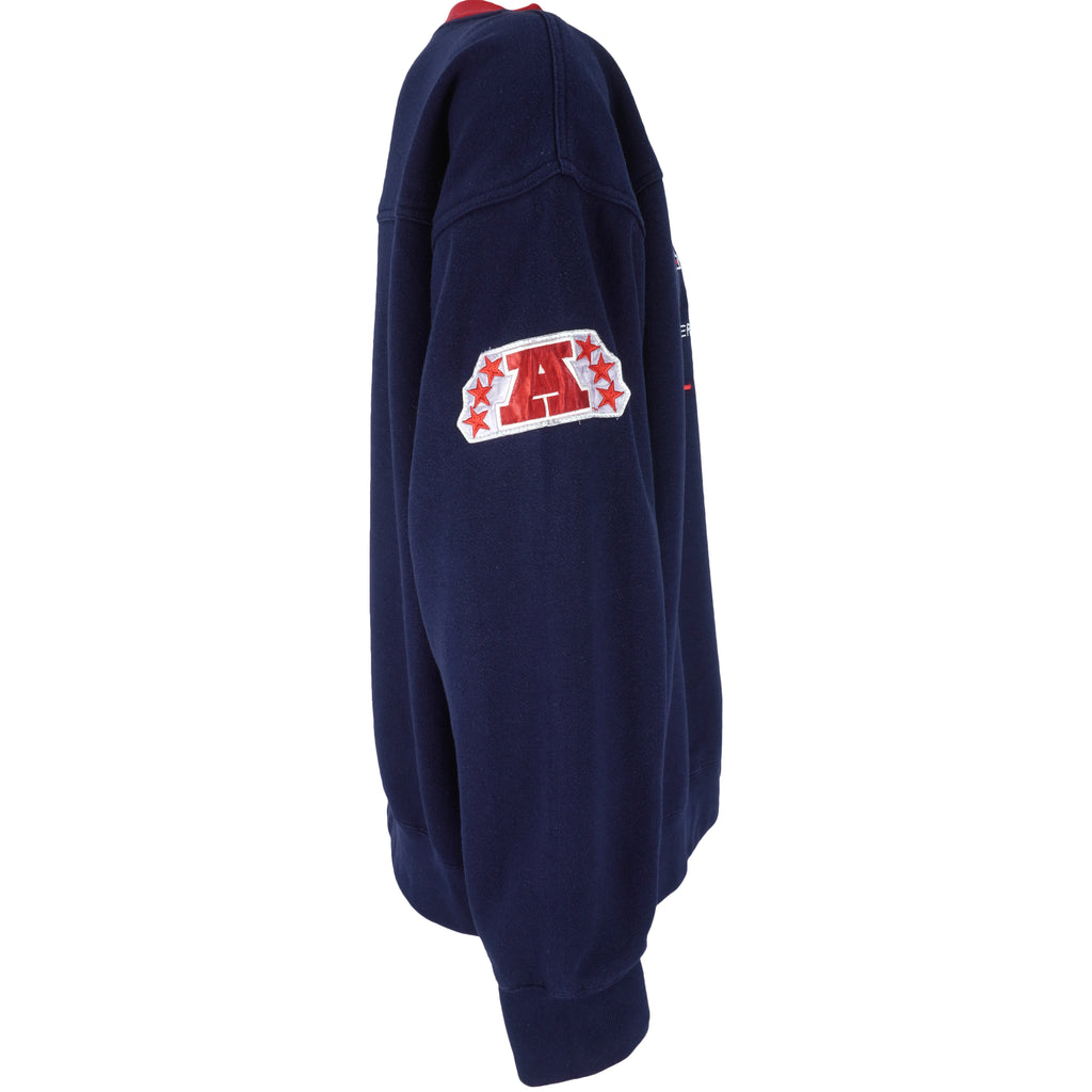 NFL - New England Patriots Embroidered Sweatshirt 1990s X-Large Vintage Retro Football