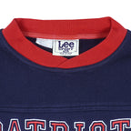 NFL - New England Patriots Embroidered Sweatshirt 1990s X-Large Vintage Retro Football