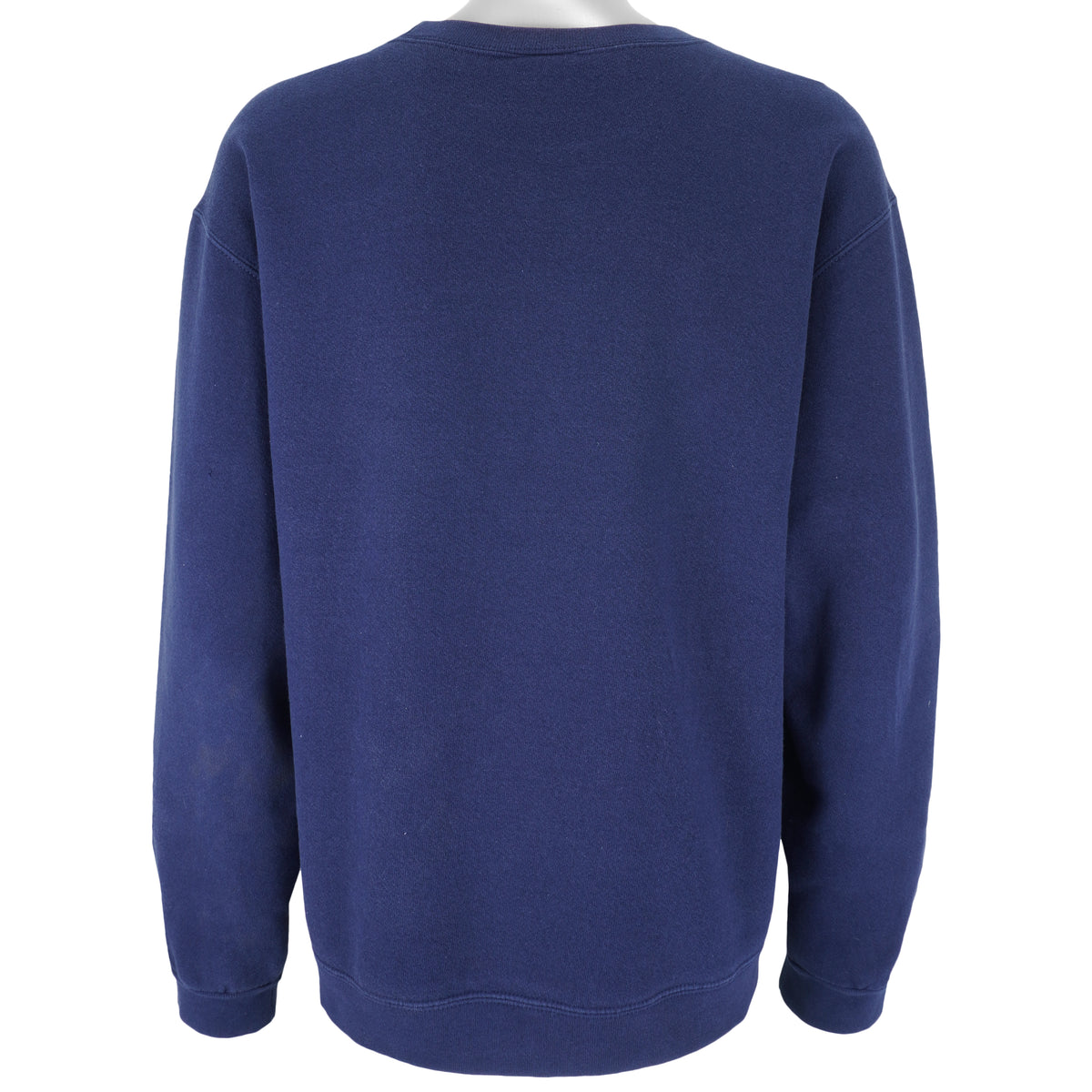 Nike - Navy Blue Crew Neck Sweatshirt 1990s X-Large Vintage Retro