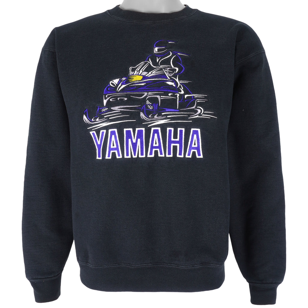 Vintage - Yamaha Snowmobile Crew Neck Sweatshirt 1990s Medium Vintage Retro