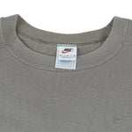 Nike - Brown Crew Neck Sweatshirt 1990s Large Vintage Retro