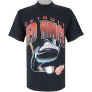 NHL (Artex) - Detroit Red Wings T-Shirt 1990s X-Large Vintage Retro Hockey