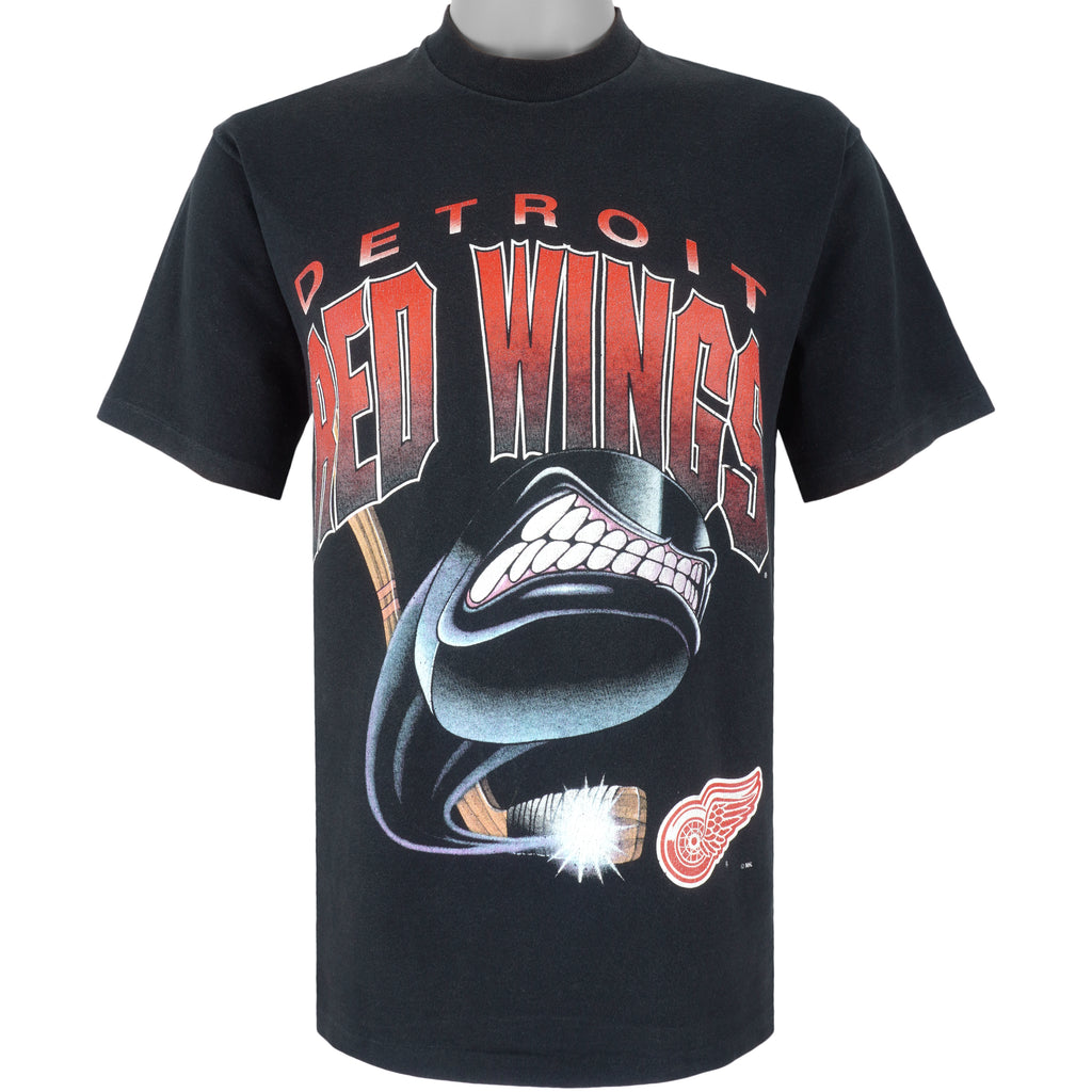 NHL (Artex) - Detroit Red Wings T-Shirt 1990s X-Large Vintage Retro Hockey