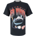 NHL (Artex) - Detroit Red Wings T-Shirt 1990s X-Large Vintage Retro Hockey