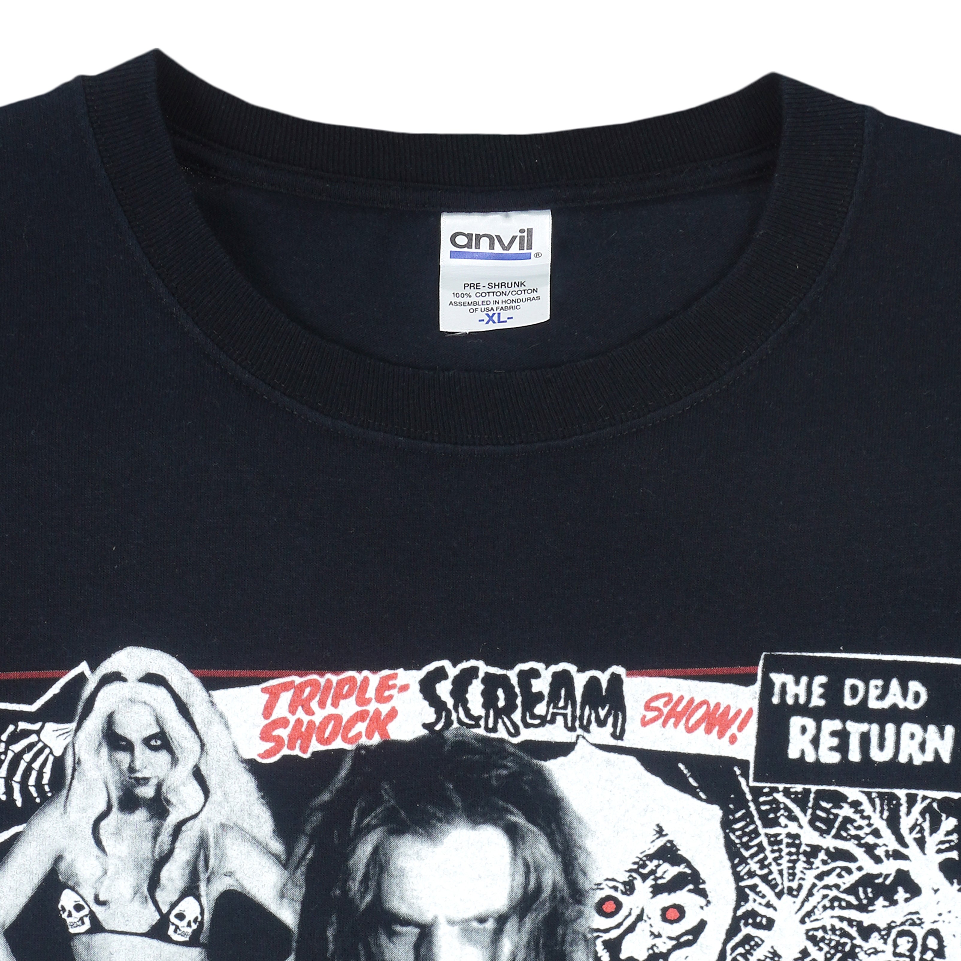 Vintage (Anvil) - Rob Zombie Spooks A Poppin T-Shirt 1990s X-Large Vintage Retro