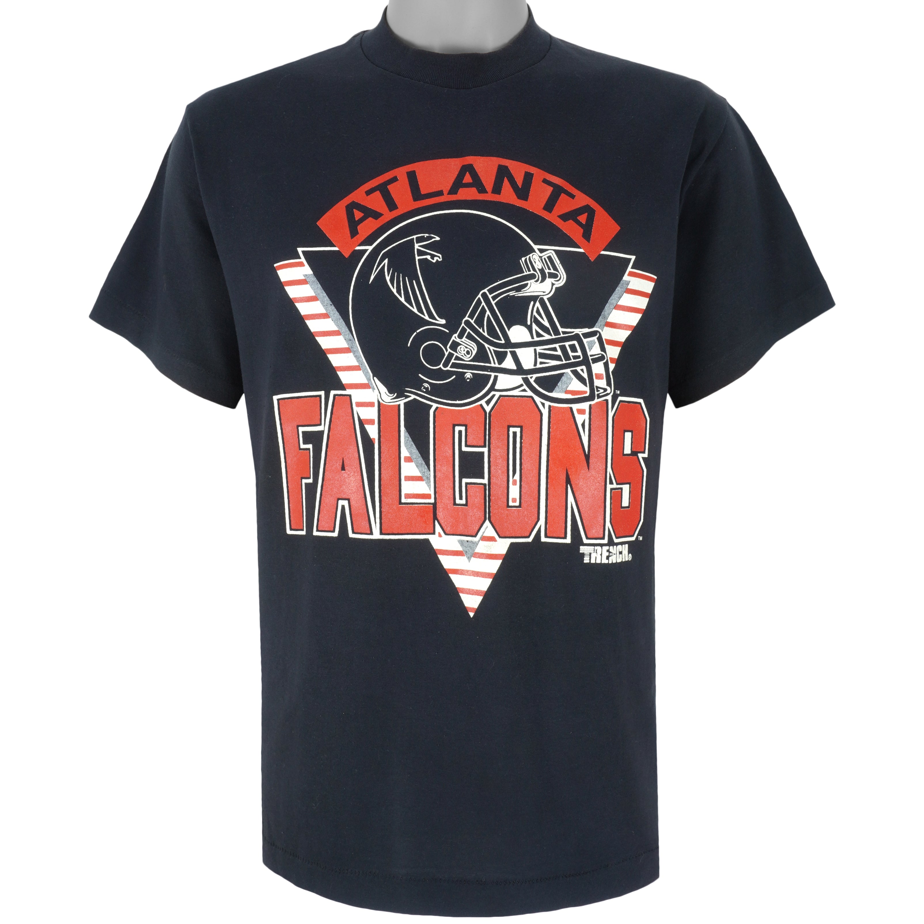 NFL (Trench) - Atlanta Falcons Big Logo T-Shirt1990s Large Vintage Retro Football