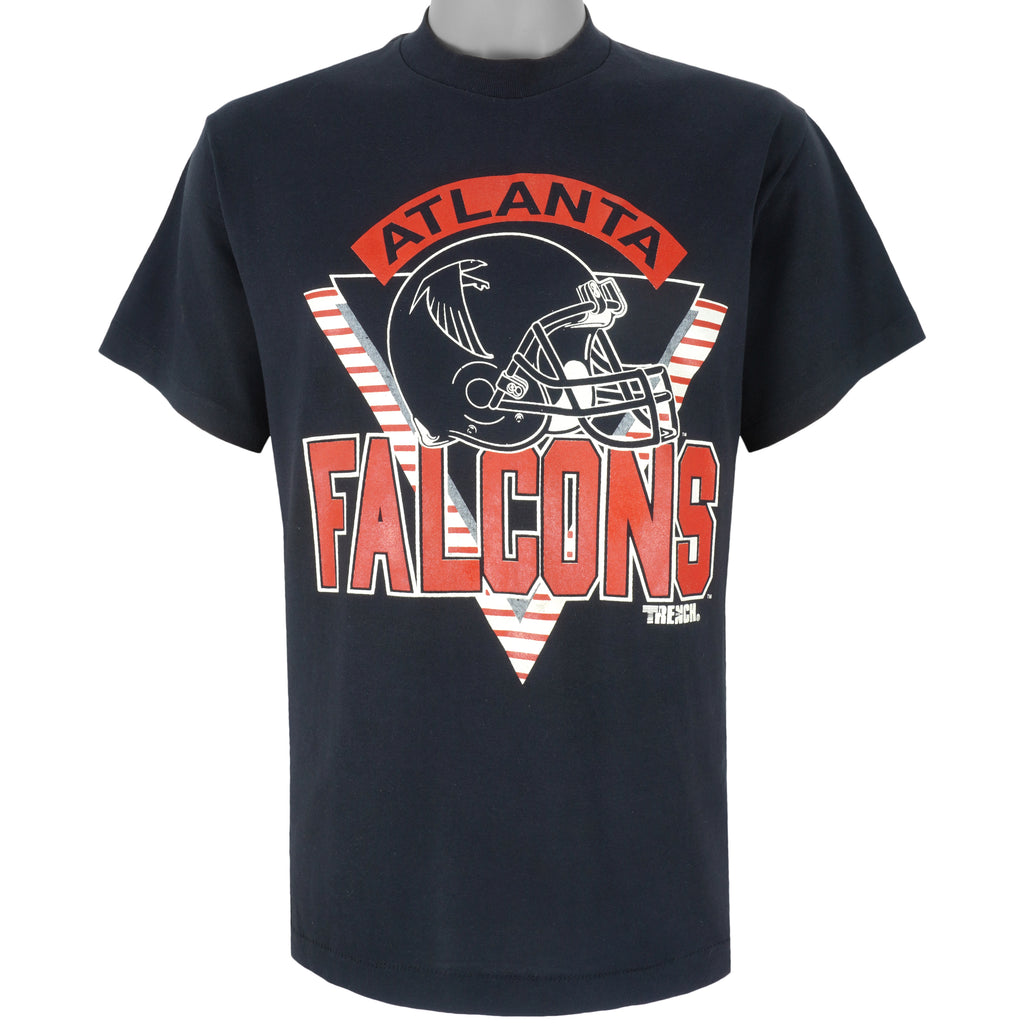 NFL (Trench) - Atlanta Falcons Big Logo T-Shirt1990s Large Vintage Retro Football