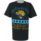 NFL (Lee) - Jacksonville Jaguars Big Logo T-Shirt 1995 Large Vintage Retro Football