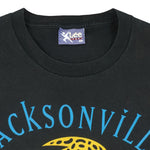 NFL (Lee) - Jacksonville Jaguars Big Logo T-Shirt 1995 Large Vintage Retro Football