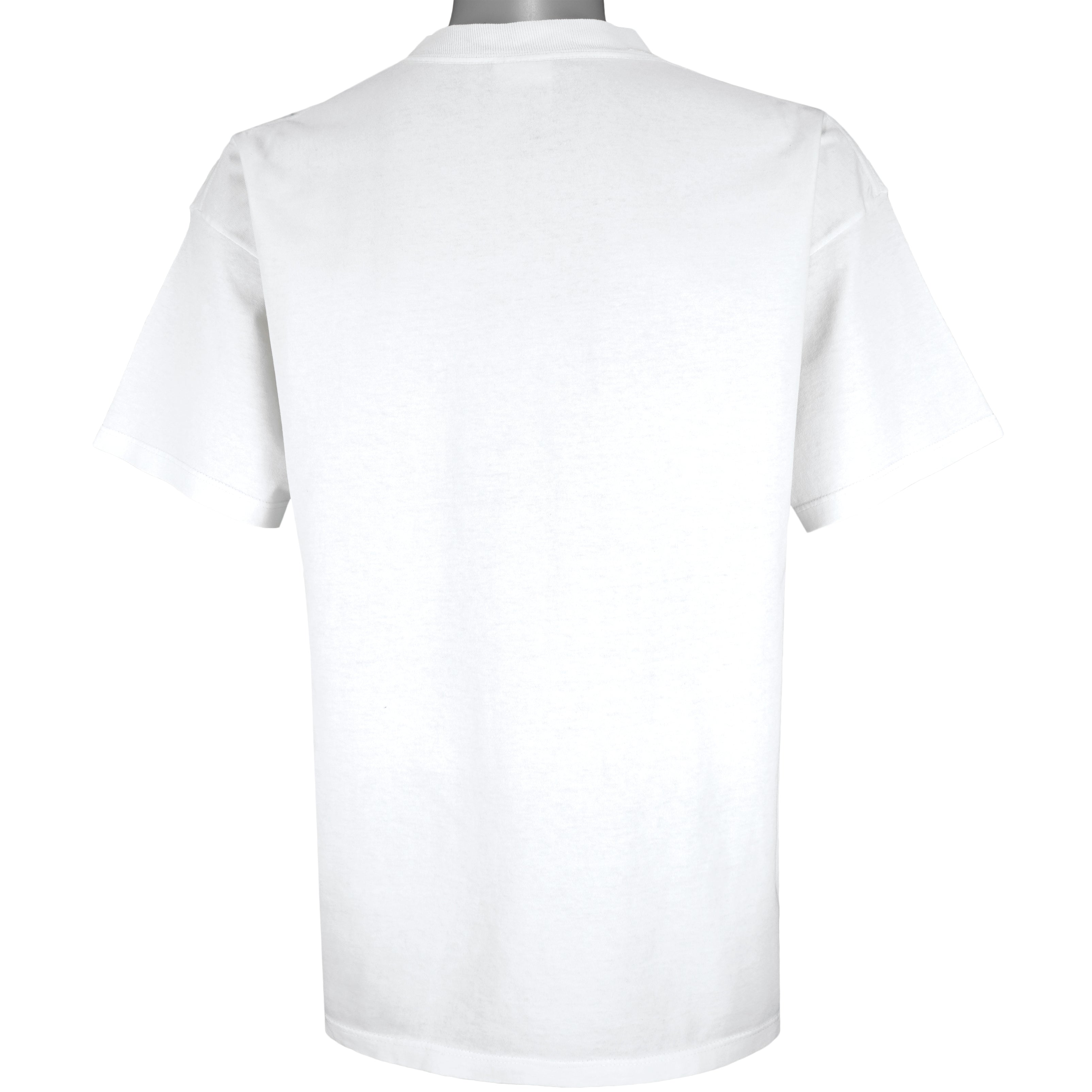 FILA - White Big Logo T-Shirt 1990s Large Vintage Retro