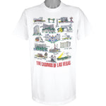 Vintage - The Casinos Of Las Vegas T-Shirt 1990s X-Large
