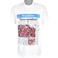 NBA (Front Pages) - Chicago Bulls 3x World Champions T-Shirt 1993 X-Large Vintage Retro