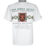 NHL (Nutmeg) - New Jersey Devils Patrick Division T-Shirt 1991 Large