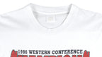 NBA (Logo 7) - Seattle SuperSonics Western Conference Champs T-Shirt 1996 Large Vintage Retro Basketball