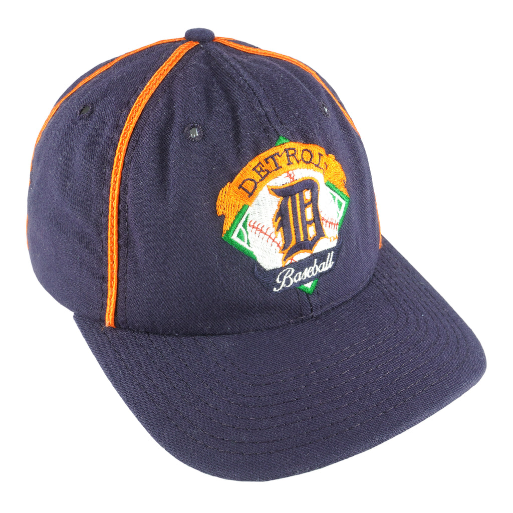 MLB (The Game) - Detroit Tigers Embroidered Snapback Hat 1990s Vintage Retro Baseball